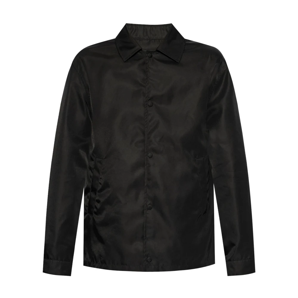 Givenchy Zwarte Klassieke Jas Lange Mouwen Black Heren