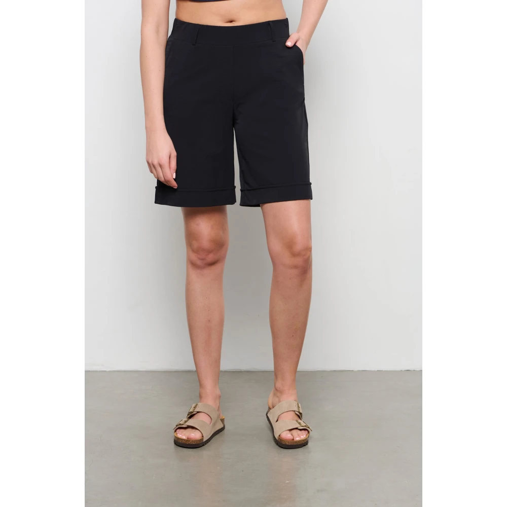 &Co Woman Shorts courts en jean Black Dames
