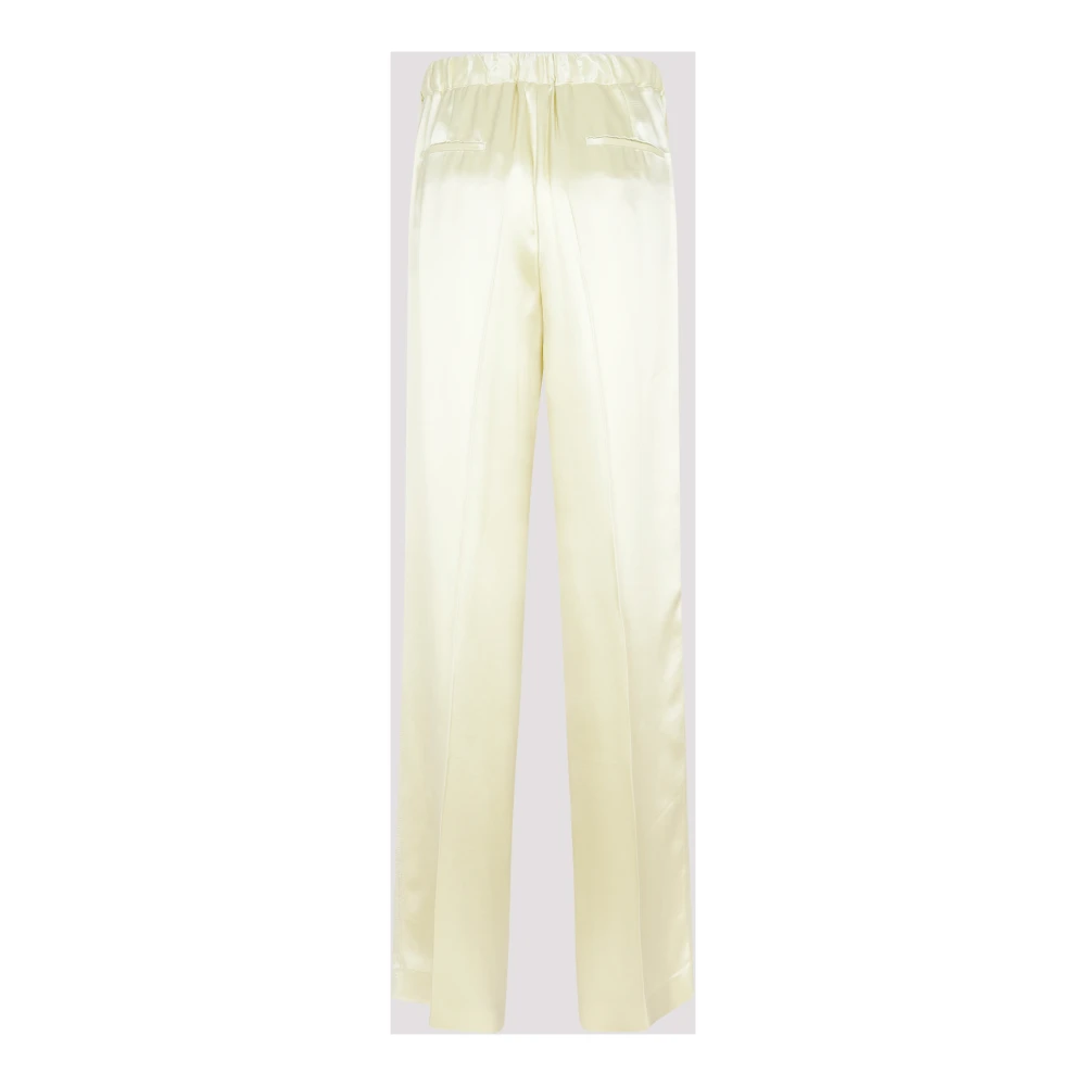 Jil Sander Groene Broek Beige Dames