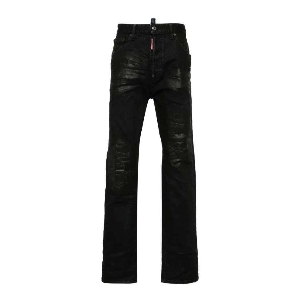 Dsquared2 Stijlvolle broeken voor mannen Black Heren