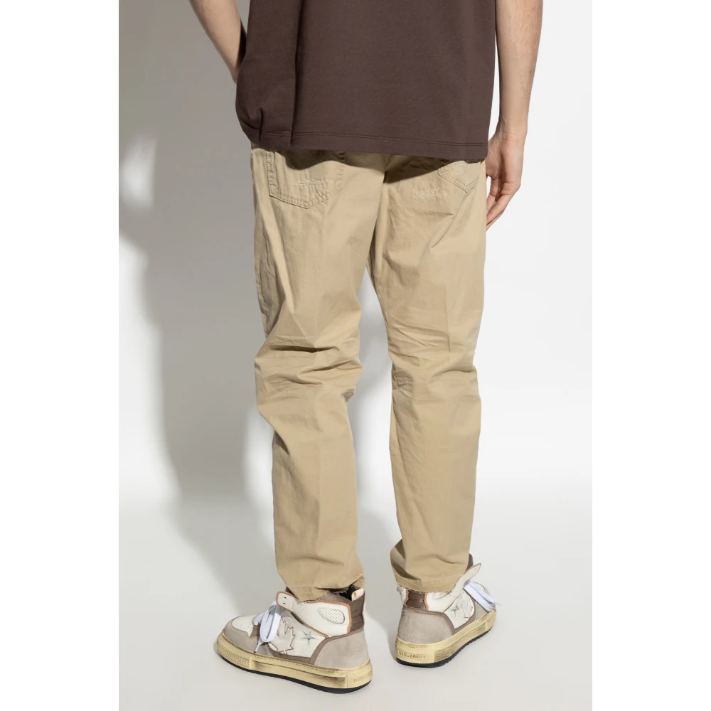 Dsquared2 Broek Grote Broer Beige Heren