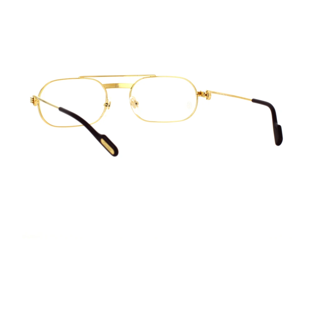 Cartier Moderne Rechthoekige Bril Premier Model Yellow Heren