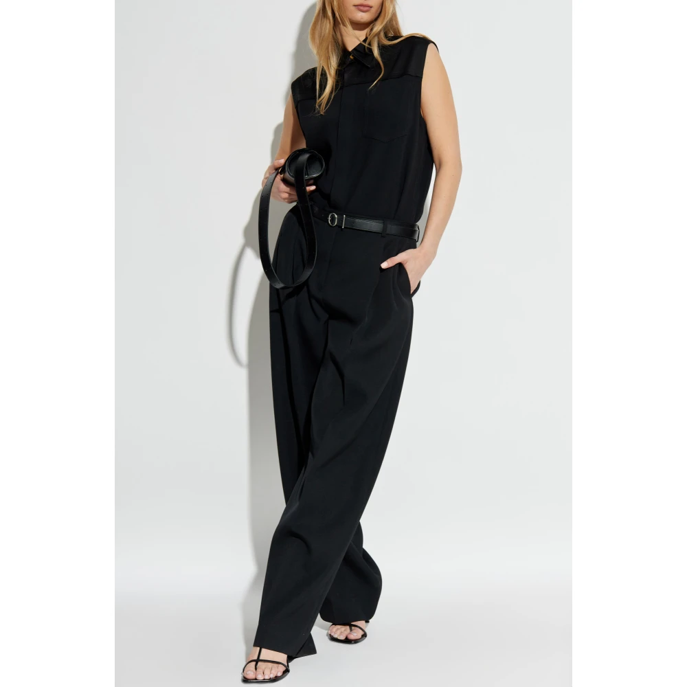 Ami Paris Mouwloos Overhemd Black Dames