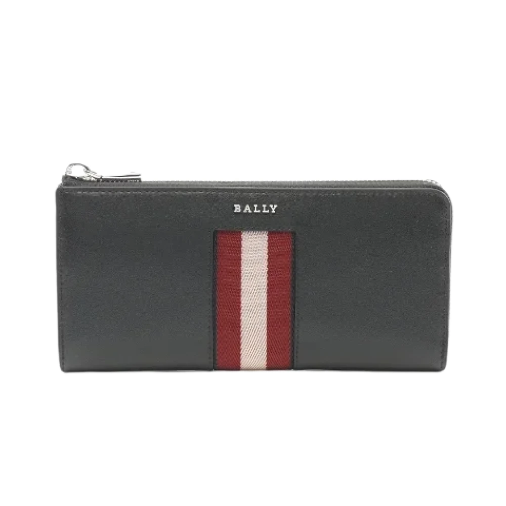 Bally Pre-owned Leather wallets Black Heren