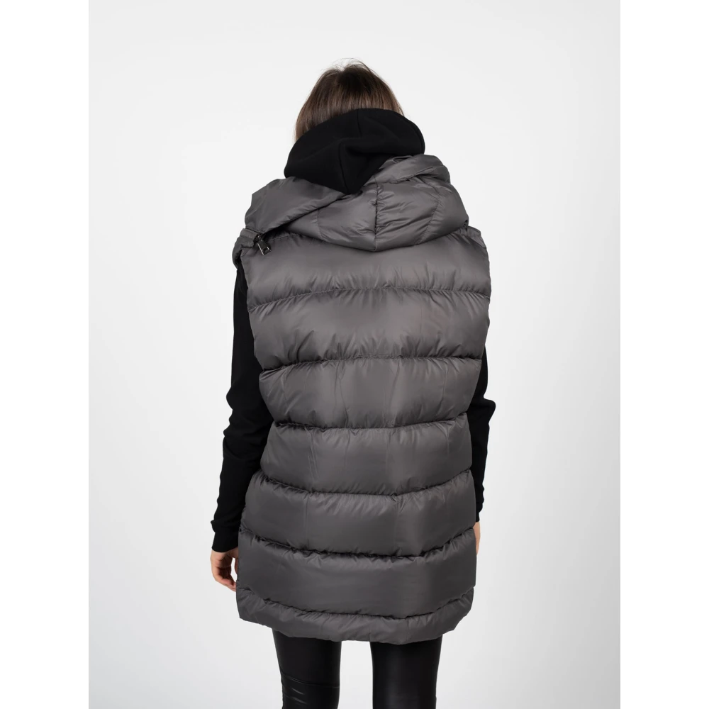 La Haine Inside Us Donsvest Unisex Elegante Stijl Gray Dames