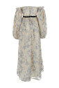 robe-longue-bardot-florale-multicolore-lin