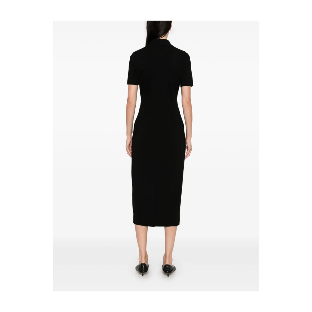 Theory Zwarte Jurk Aw24 Black Dames