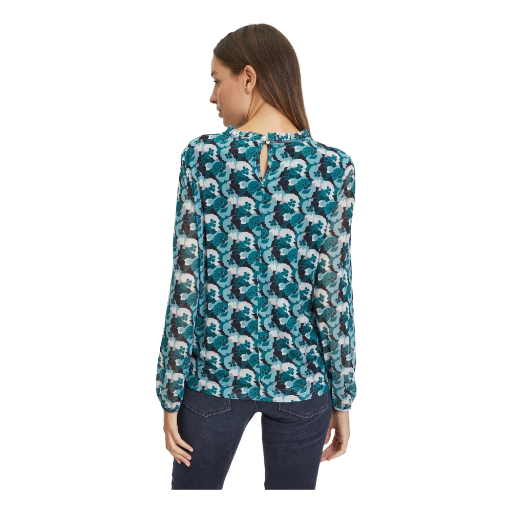 Betty & Co Bloemen Ruches Blousetop Multicolor Dames