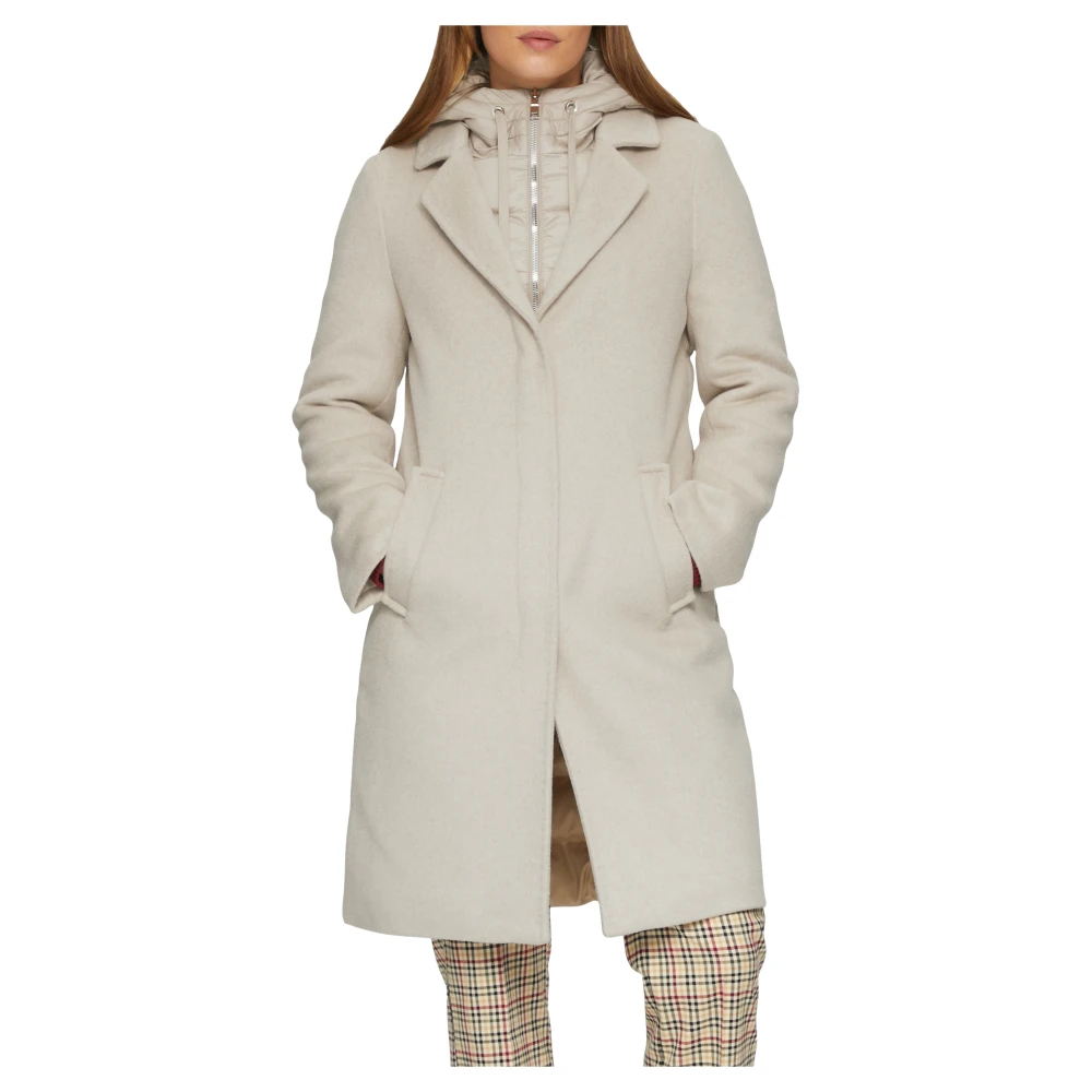 s.Oliver Hybride Outdoor Jas met Verwijderbare Inzet Beige Dames
