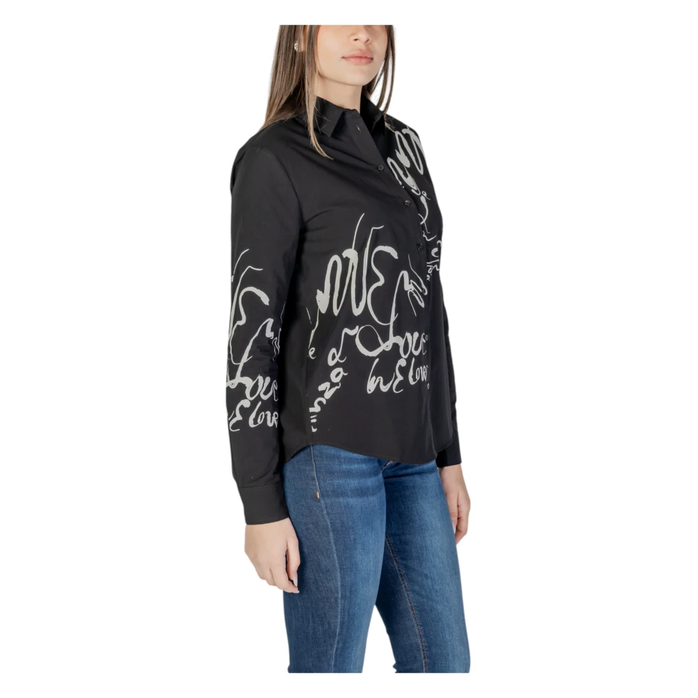 Desigual Lente Zomer Dames Lange Mouw Shirt Black Dames