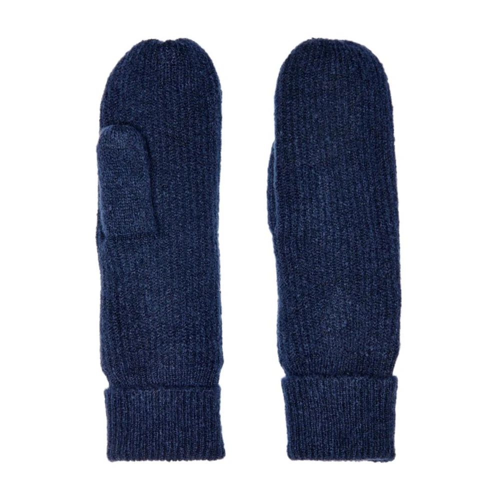 Only Blauwe Dames Handschoenen voor Herfst Winter Blue Dames