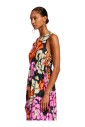 robe-longue-en-soie-fleurie-avec-cordon