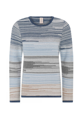 mix-colour-pullover-blouse-indigo
