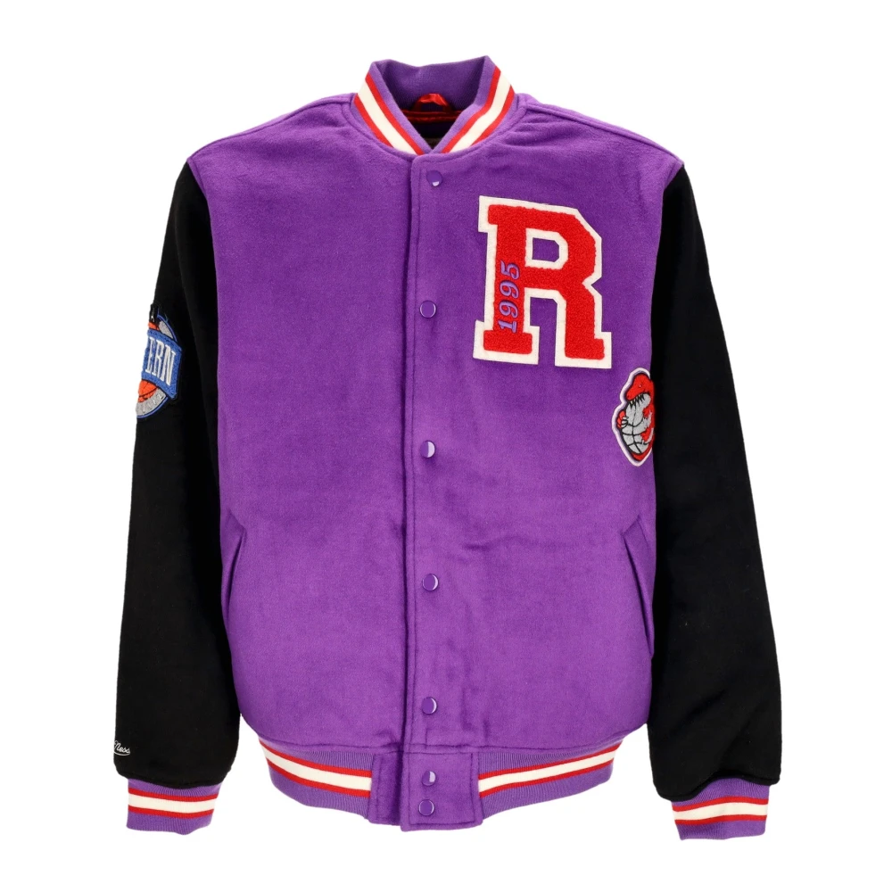 Mitchell & Ness Toronto Raptors Legacy Varsity Jacka Lila/Svart Purple, Herr