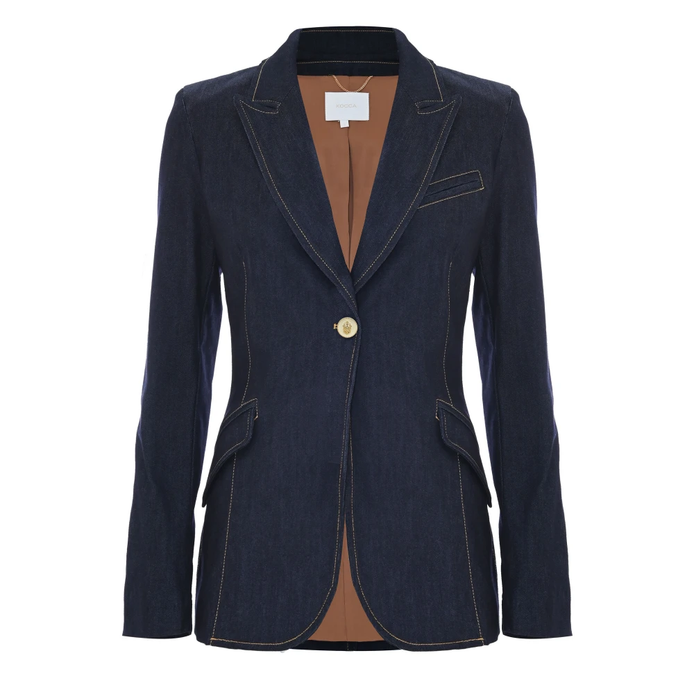 Kocca Stijlvolle Blazers voor een chique uitstraling Blue Dames