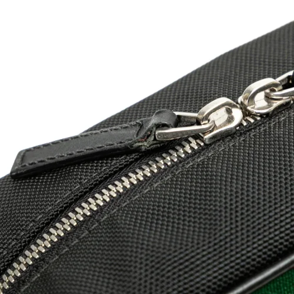 Gucci Vintage Pre-owned Canvas clutches Black Dames