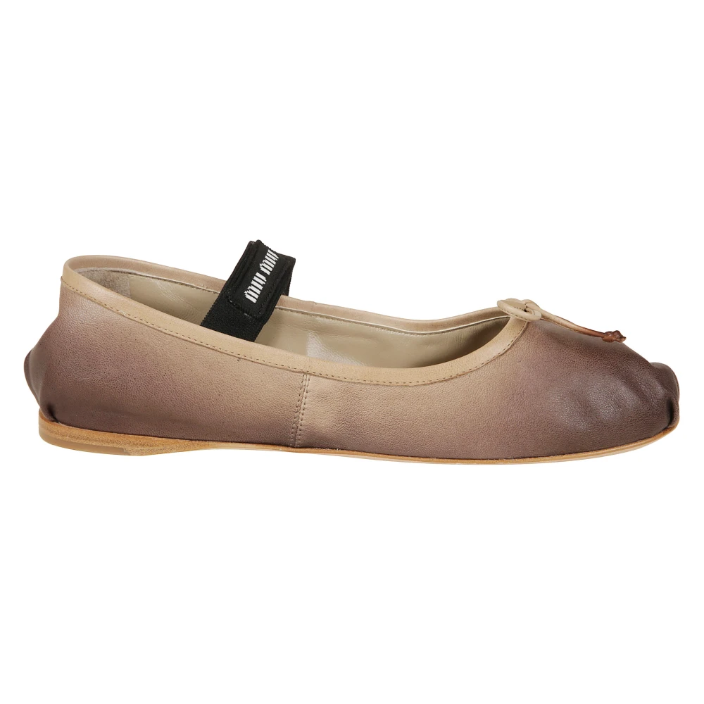 Miu Miu Multicolor Ballerinas - Female - Ballerina Shoes - 5 1/2 Uk - Shoes