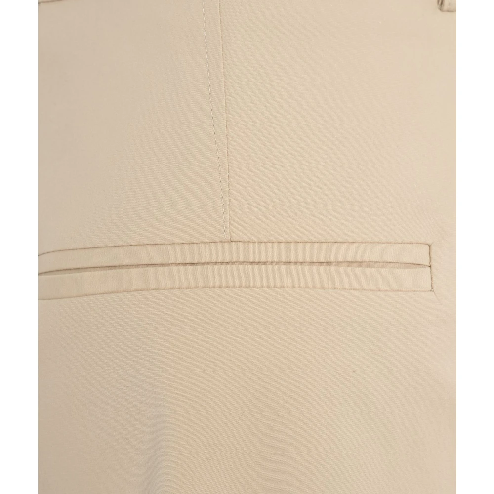 Semicouture Beige Wijde Pijp Broek Stijlvolle Elegantie Beige Dames
