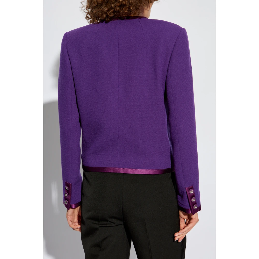 Dolce & Gabbana Wollen blazer Purple Dames