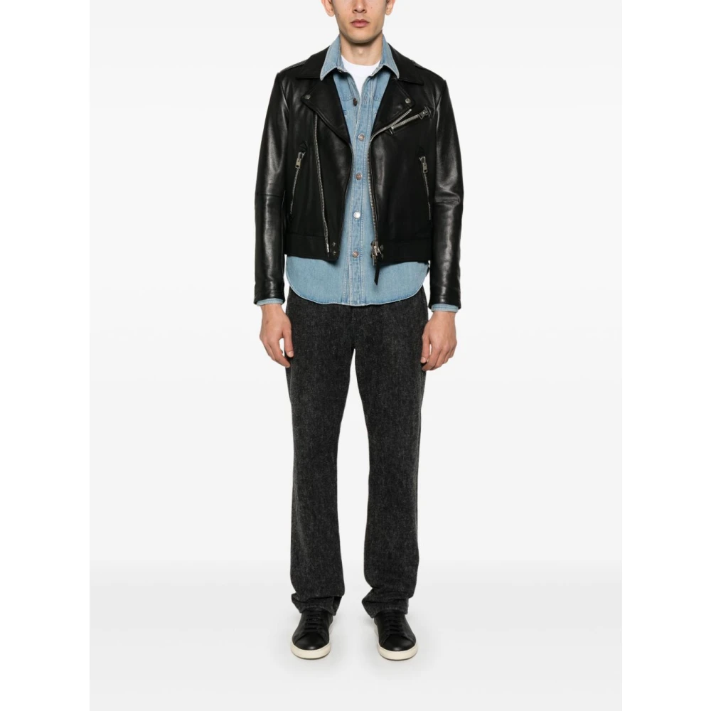 Tom Ford Stijlvolle Overhemden Collectie Blue Heren