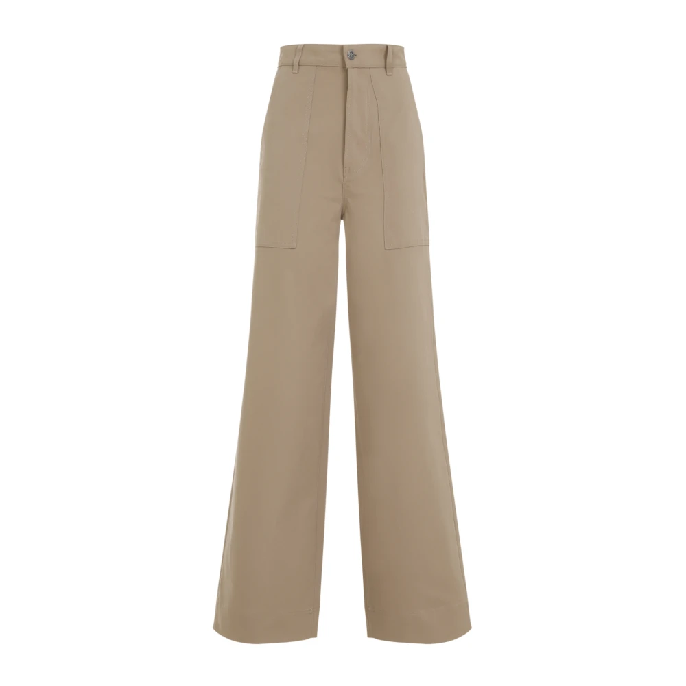 Moncler Beige Broek voor Stijlvolle Outfits Beige Dames