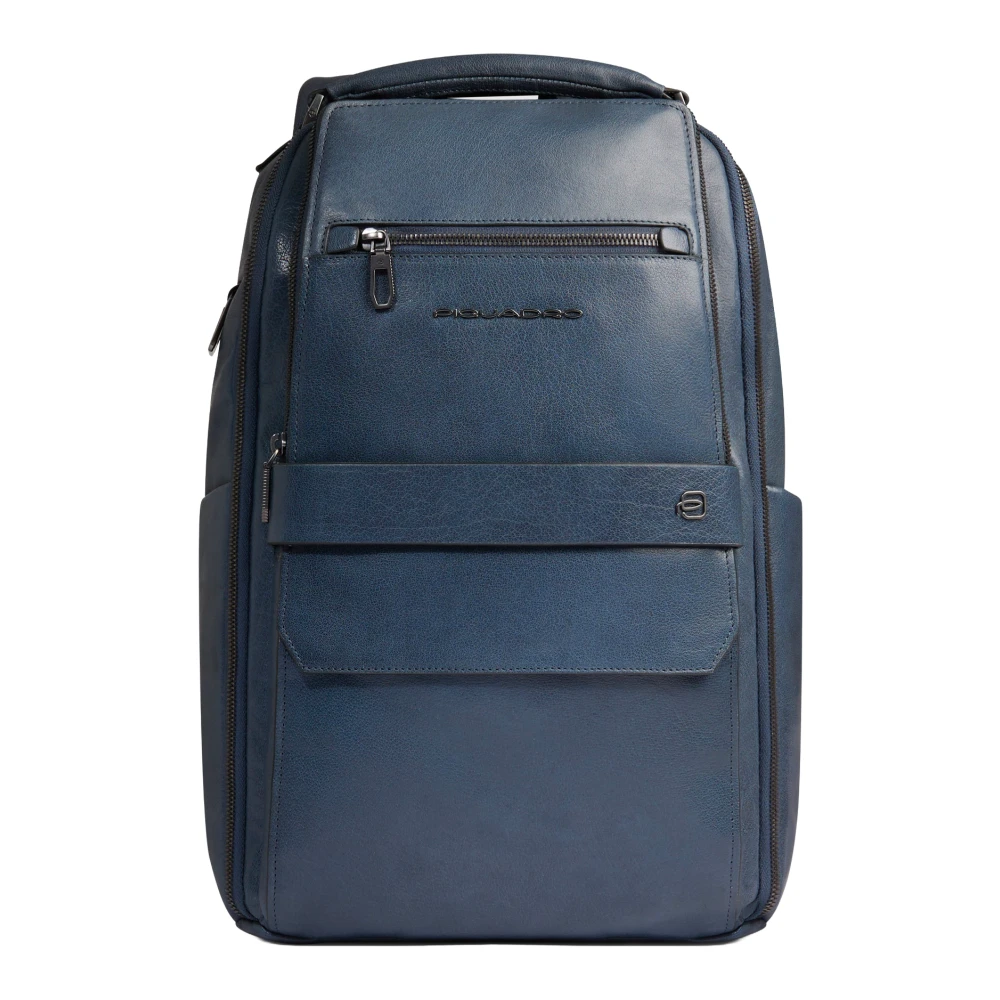 Piquadro Homme Bleu Sacs, Taille: One Size Sac À Dos Ordinateur Portable De Voyage Personnalisable 15,6"