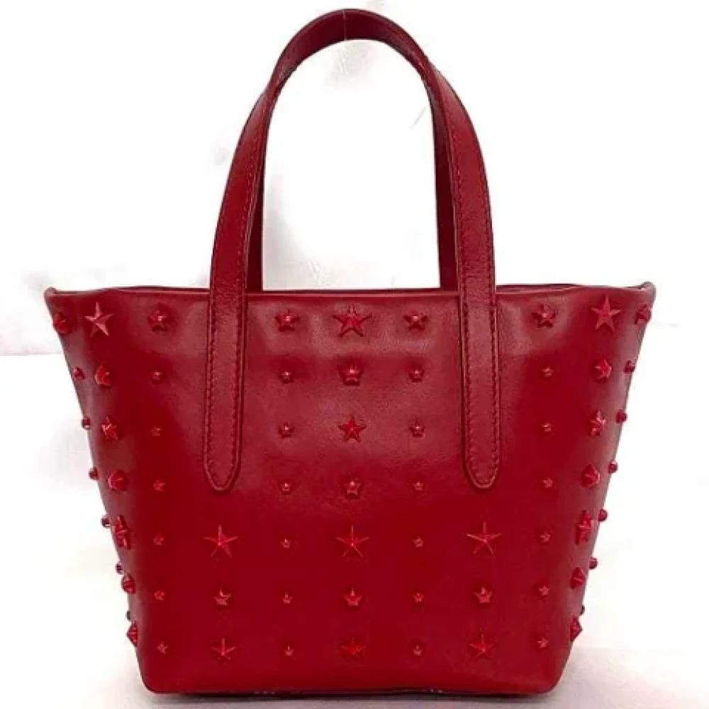 Jimmy Choo Pre-owned Fabric handbags Brown Dames