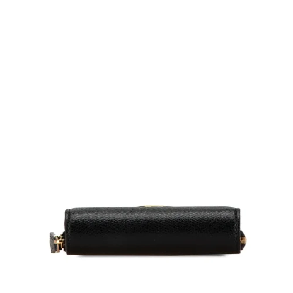 Fendi Vintage Pre-owned Leather wallets Black Dames