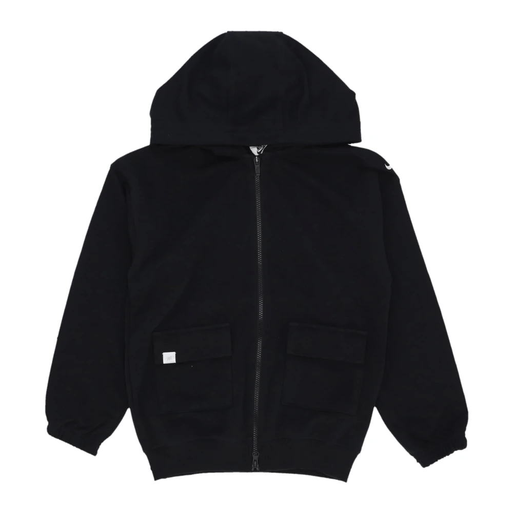 Nike Black Kids Sweatshirts, Female, S, Oversized Hooded Dance Sweatshirt