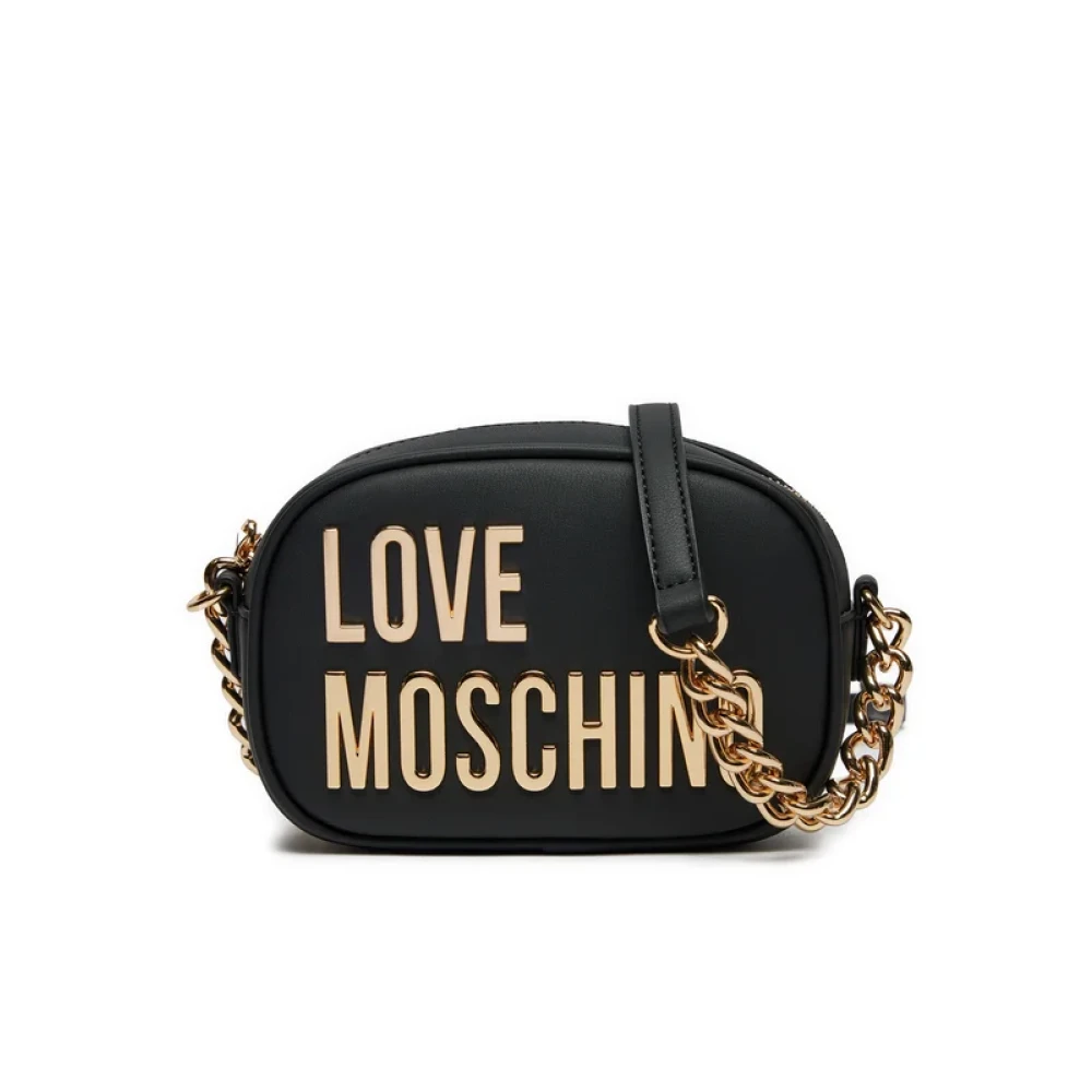 Love Moschino Stijlvolle Schoudertas Groot Black Dames
