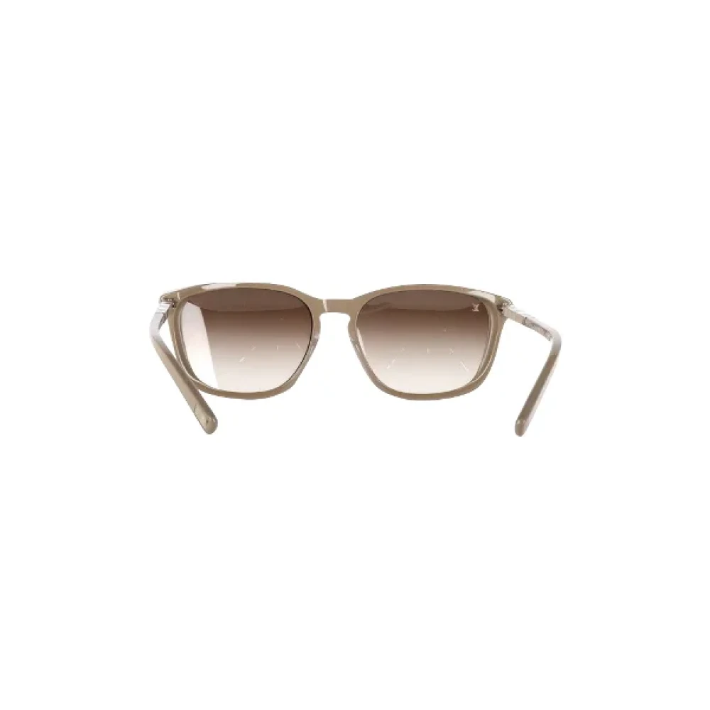 Louis Vuitton Vintage Pre-owned Acetate sunglasses Beige Heren