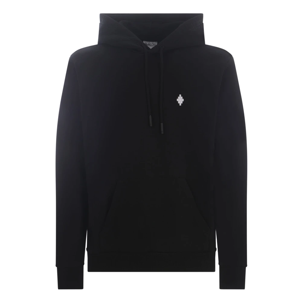 Marcelo Burlon Black Felpa - Male - Hoodies - S - Sweatshirts & Hoodies