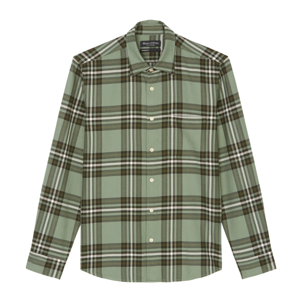 Marc O'Polo Gewoon overhemd Green Heren