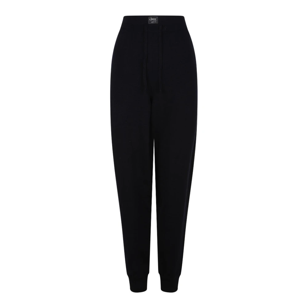 Coperni Sportieve Blauwe Gebreide Broek Black Dames