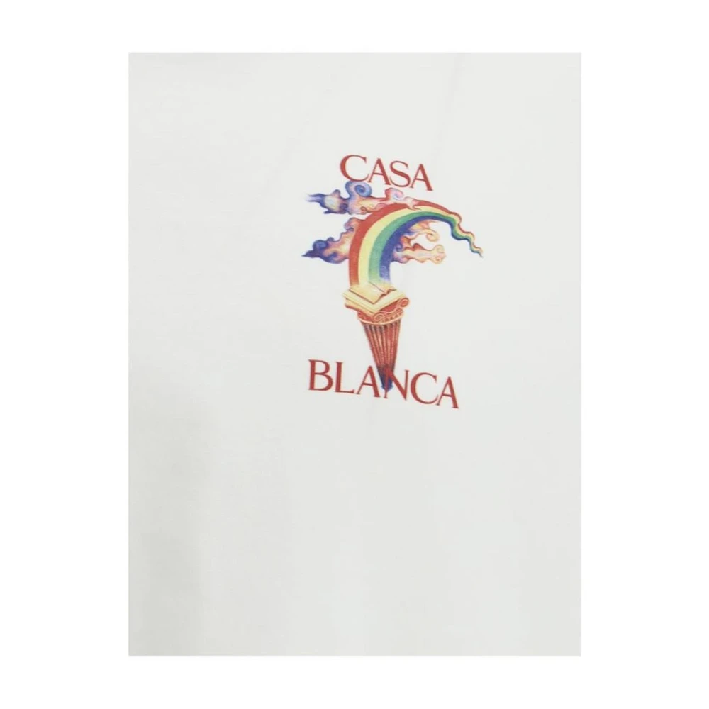Casablanca Grafisch Natuurdocent T-shirt White Heren