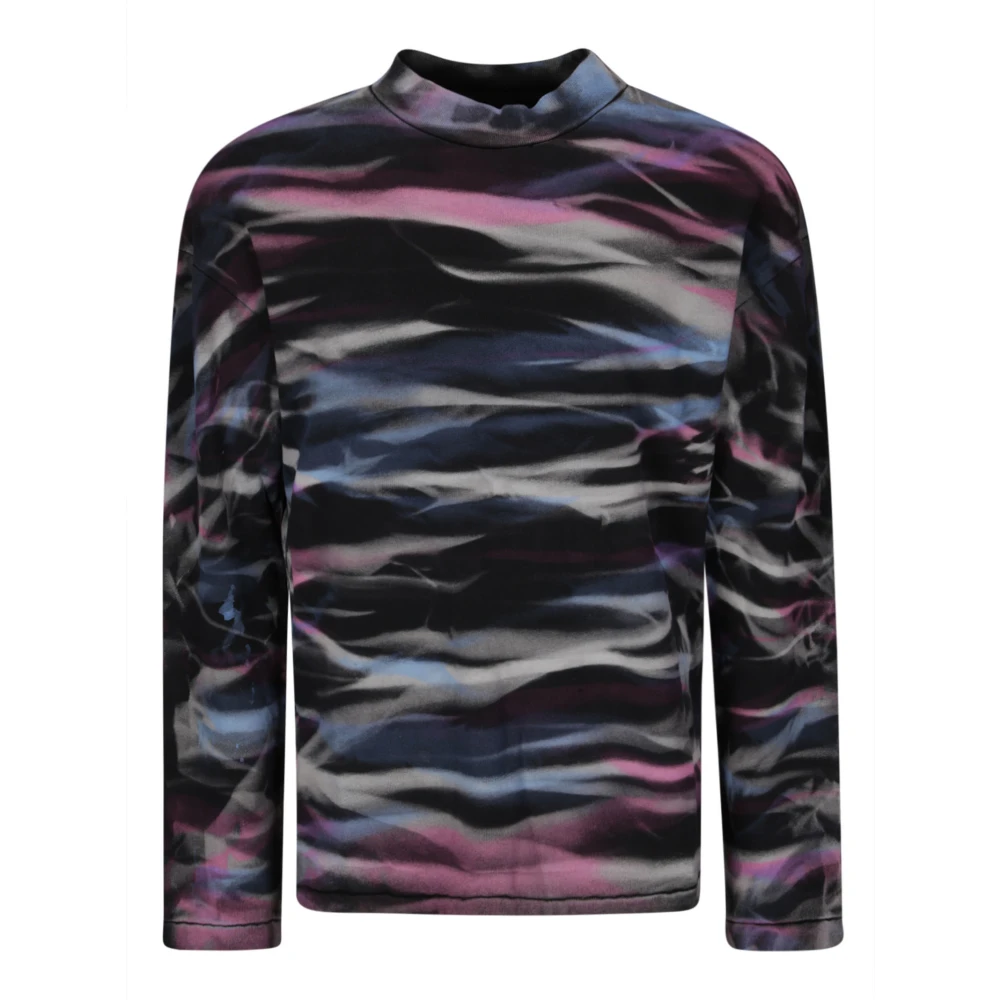 ERL Tie Dye Longsleeve Tee Gebreid Multicolor Heren