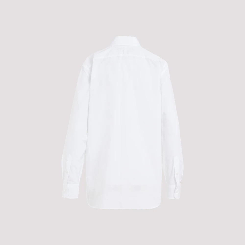 Ralph Lauren Wit Langmouw Overhemd White Dames