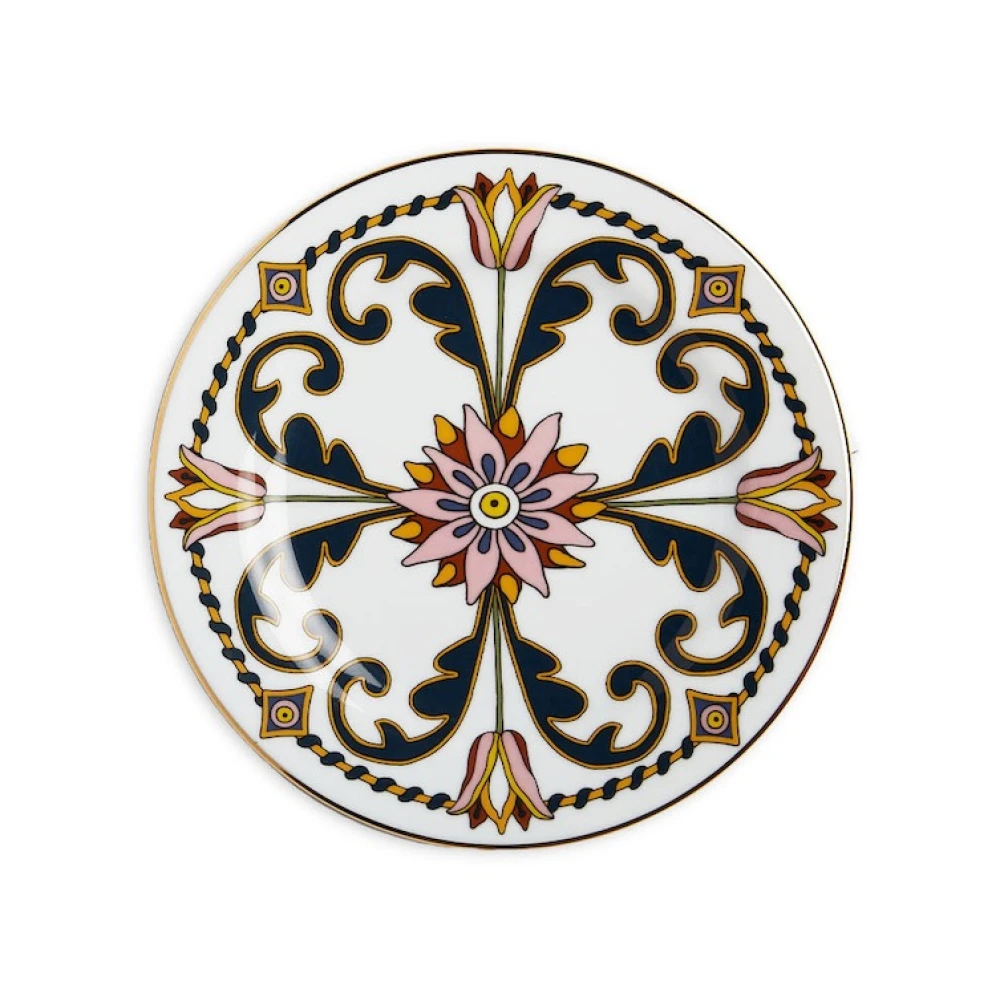 La DoubleJ Handgeschilderd porseleinen borden set Multicolor Dames