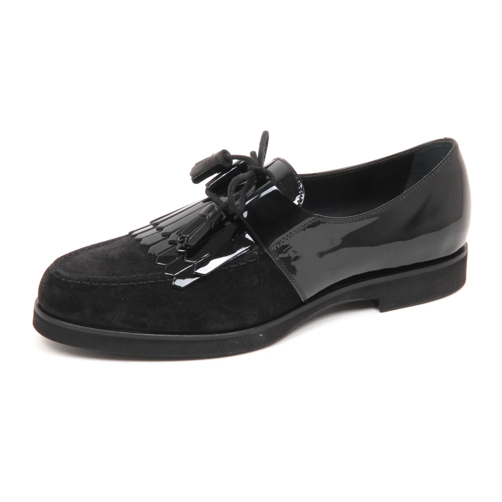 Tod's Women's Black Gomma Xl Shoe Made In Italy