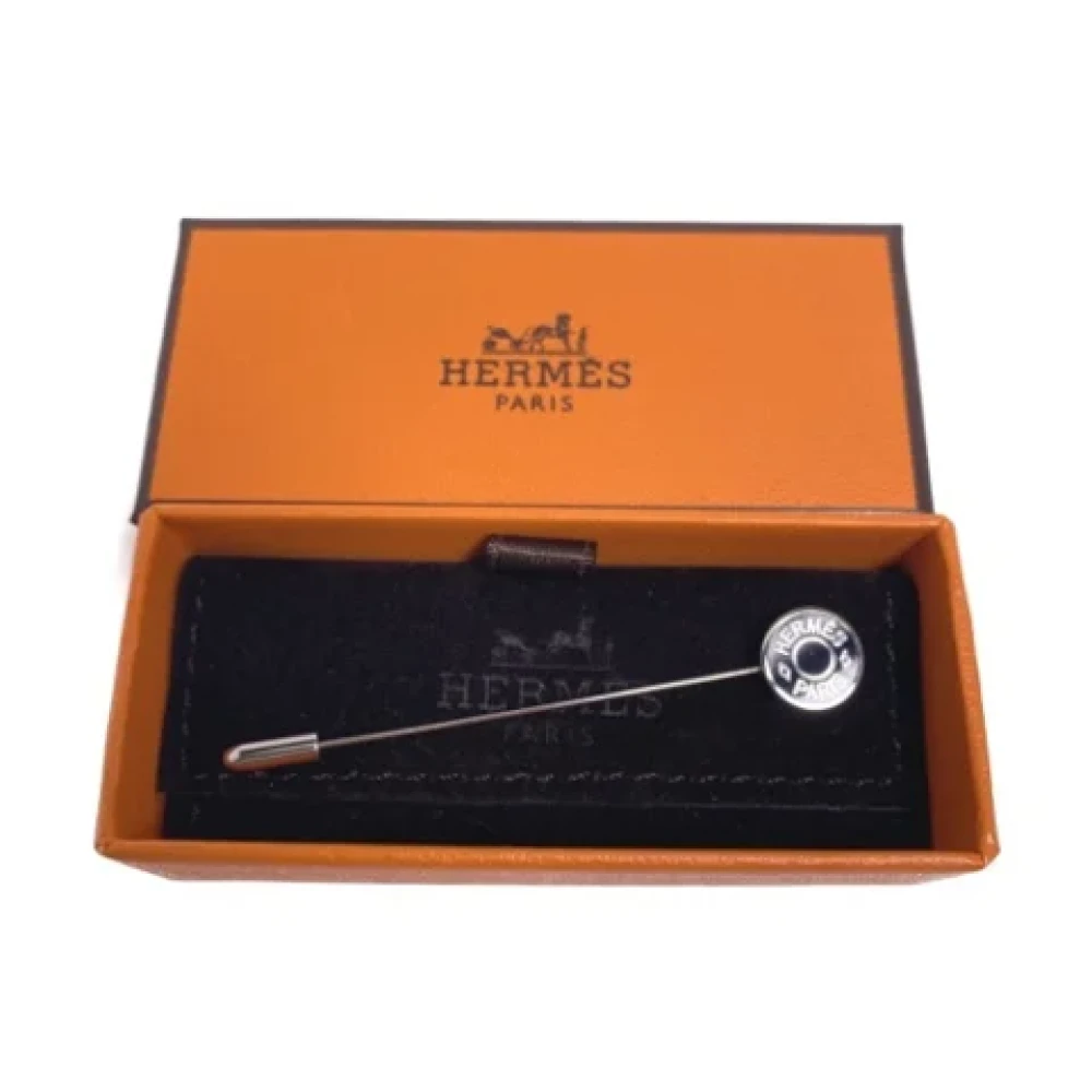 Hermès Vintage Pre-owned Fabric hair-accessories Black Dames