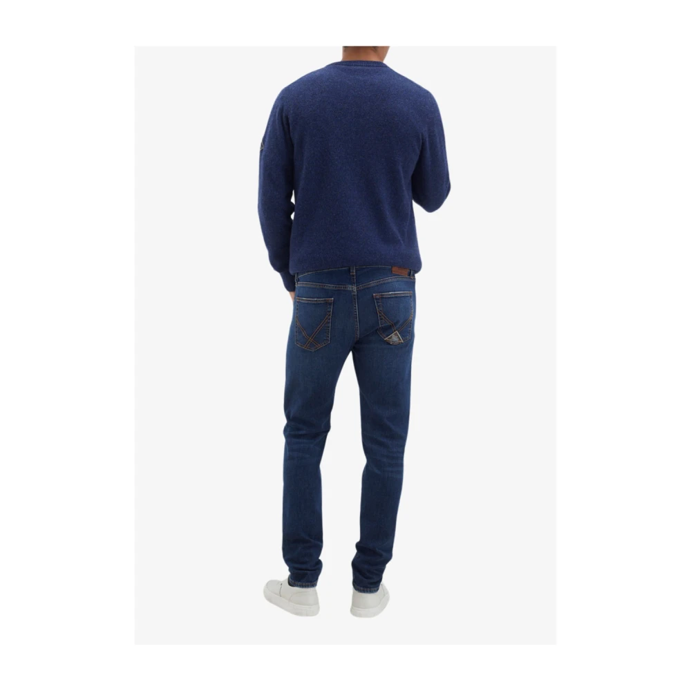 Roy Roger's Donkere Was Slim Fit Denim Jeans Blue Heren