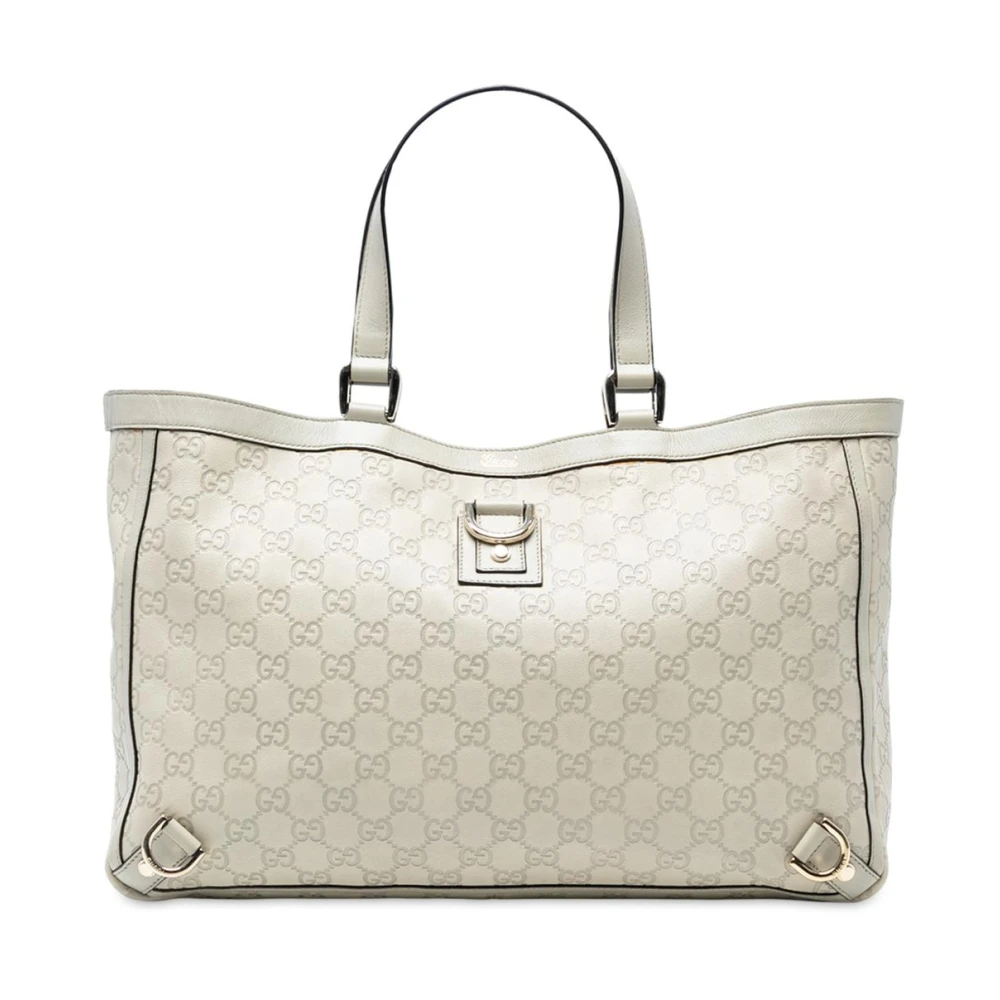 Gucci Vintage Donna Bianco Pre-Owned, Taglia Unica, Used,