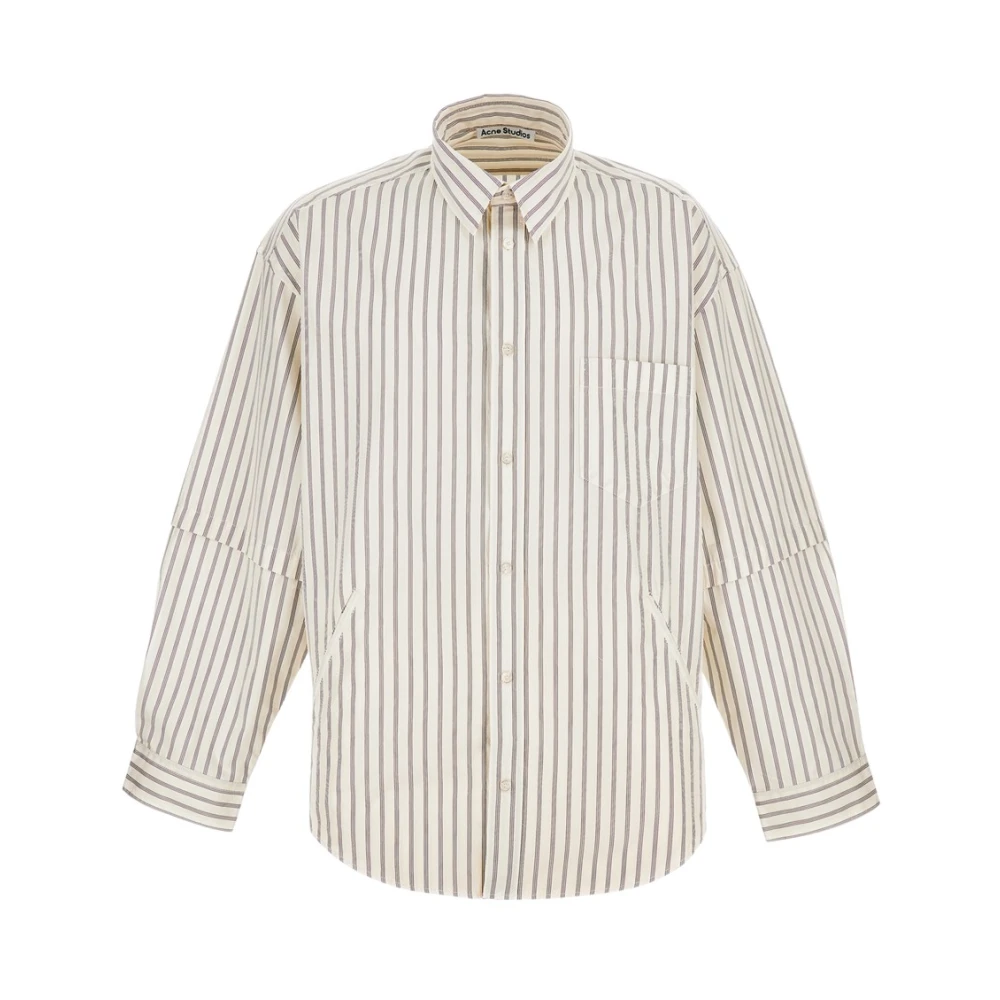 Acne Studios Double Sleeve Button-Up - Male - Casual Shirts - White - S - Shirts
