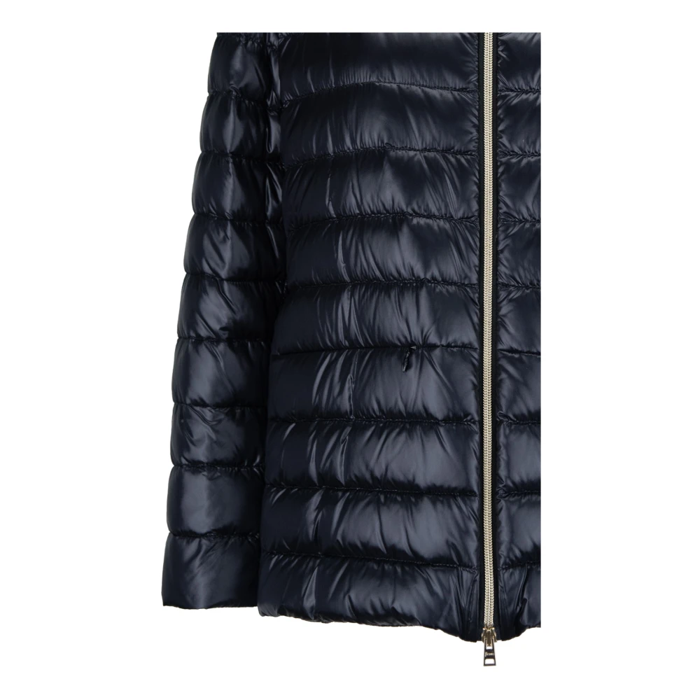 Herno Kort donsjack met rits Black Dames