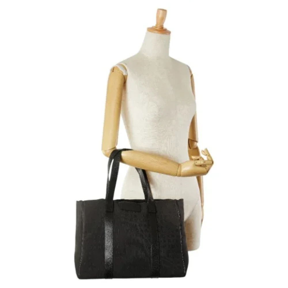 Bvlgari Vintage Pre-owned Canvas shoulder-bags Black Dames