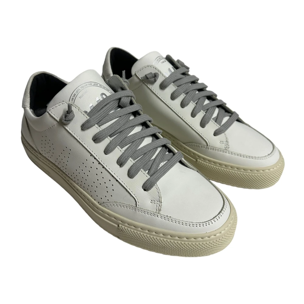 P448 Polyester Sneaker Lichtgewicht Comfortabele Stijlvolle Schoen White Heren