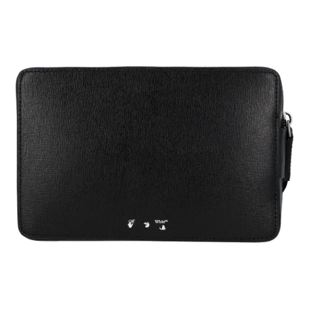 Off White Leather shoulder-bags Black Dames