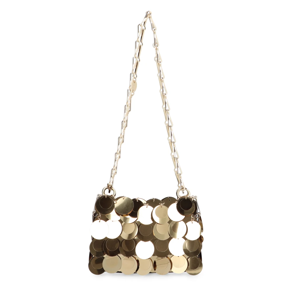 Paco Rabanne Sequin Nano Tas Yellow Dames