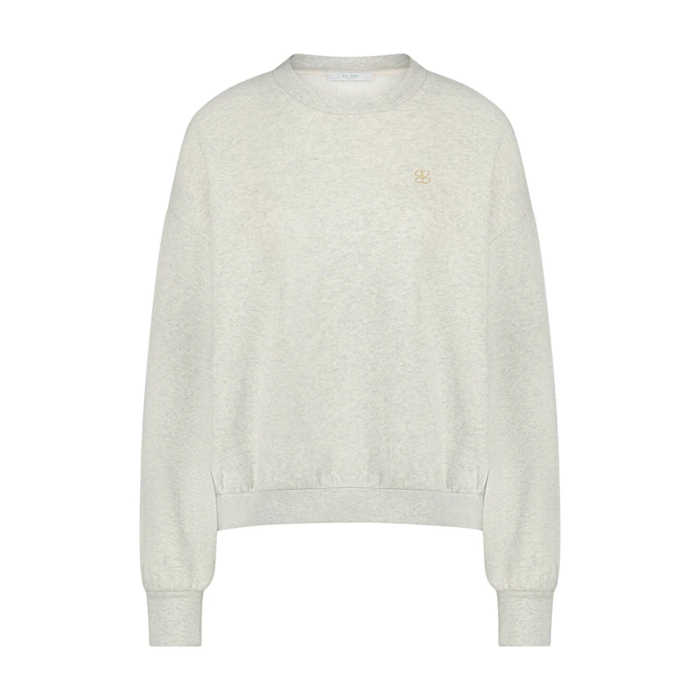 By-Bar Bibi Logo Sweater Gray Dames