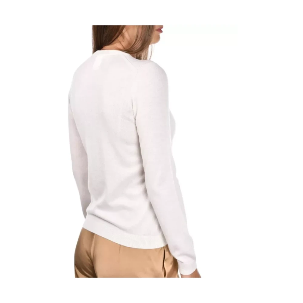 Gran Sasso Merino Wol Trui White Dames